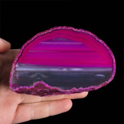 AGAT RÓŻOWY - 100 mm - BRAZYLIA