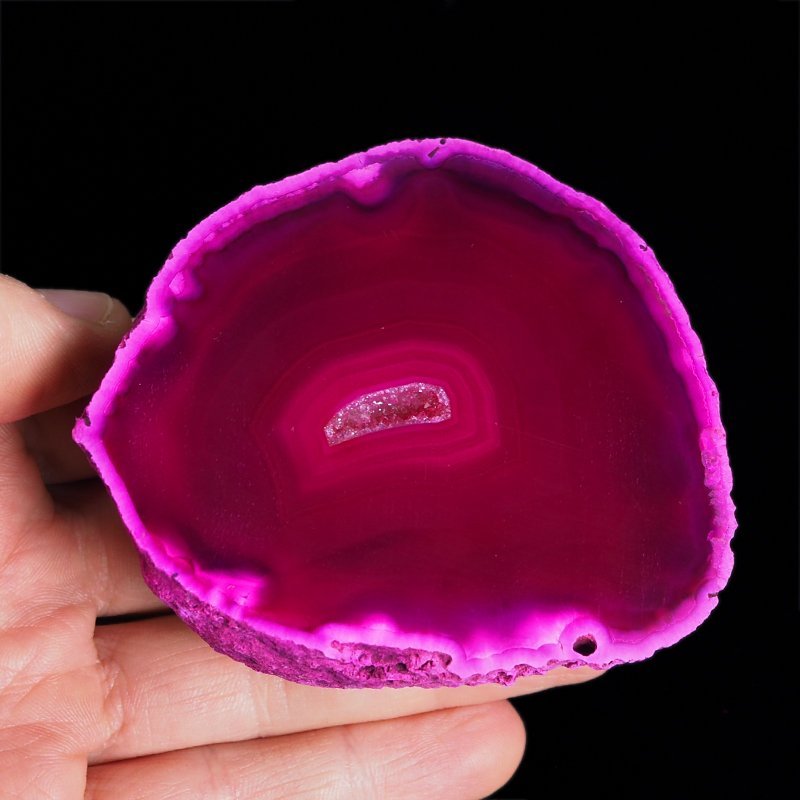 AGAT RÓŻOWY - 80 mm - BRAZYLIA