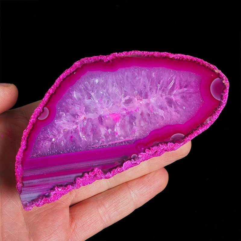 AGAT RÓŻOWY - 114 mm - BRAZYLIA