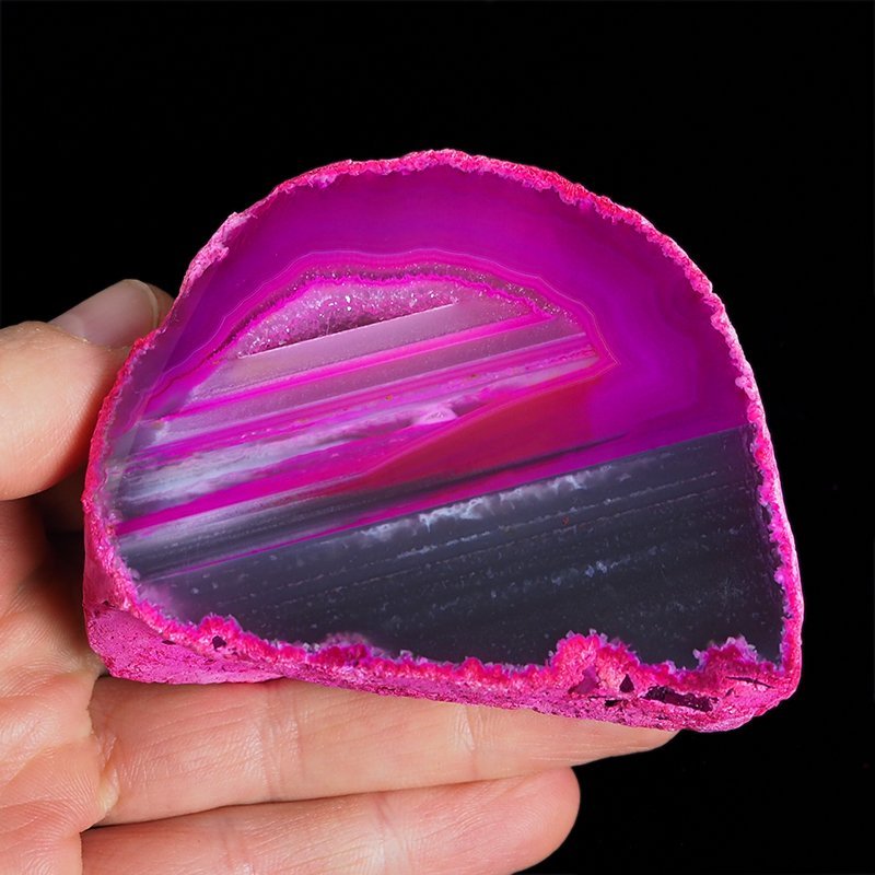 AGAT RÓŻOWY - 78 mm - BRAZYLIA