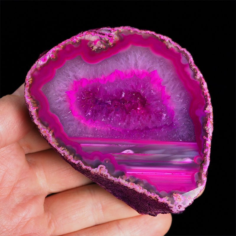 AGAT RÓŻOWY - 83 mm - BRAZYLIA