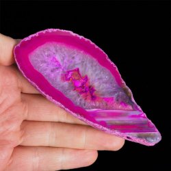 AGAT RÓŻOWY - 110 mm - BRAZYLIA