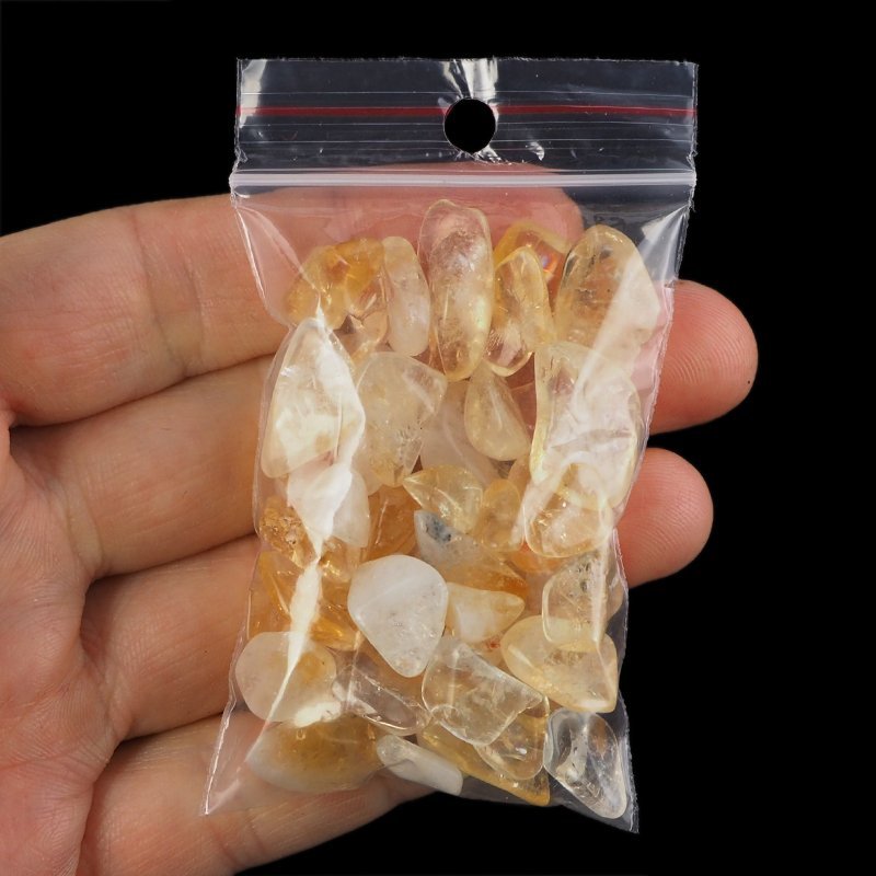 CYTRYN, KRYSZTAŁ GÓRSKI - ZESTAW 50g OTOCZAKÓW