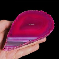 AGAT RÓŻOWY - 123 mm - BRAZYLIA