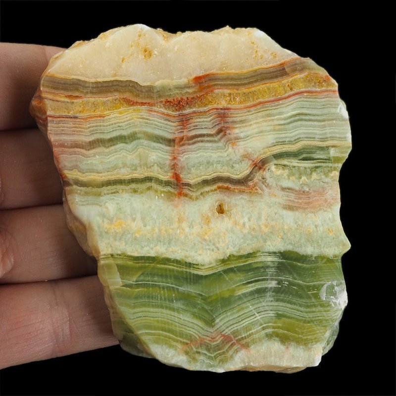 ONYKS PAKISTAŃSKI - POLEROWANA PŁYTKA - 82 mm