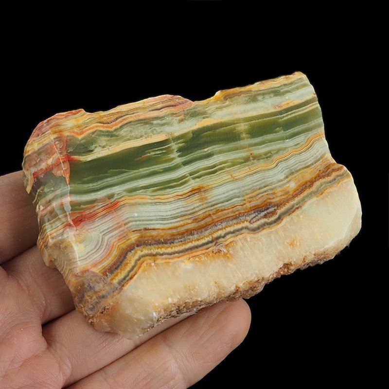 ONYKS PAKISTAŃSKI - POLEROWANA PŁYTKA - 82 mm