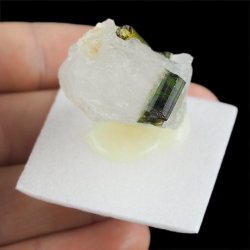 ZIELONY TURMALIN WERDELIT, KRYSZTAŁ GÓRSKI - 33 mm - BRAZYLIA