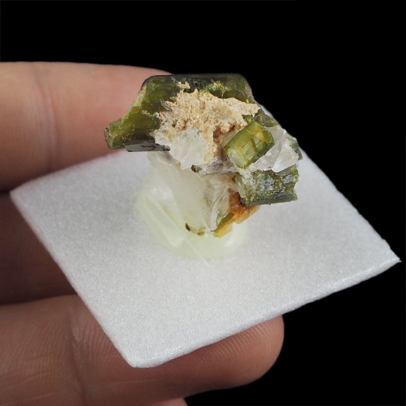 ZIELONY TURMALIN WERDELIT, KRYSZTAŁ GÓRSKI - 29 mm - BRAZYLIA