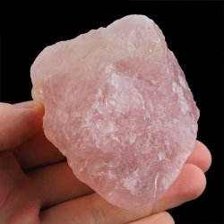 KWARC RÓŻOWY - BRYŁKA - 76 mm - NAMIBIA