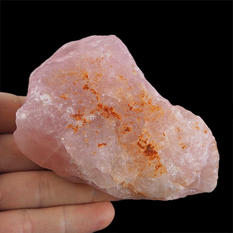 KWARC RÓŻOWY - BRYŁKA - 96 mm - NAMIBIA