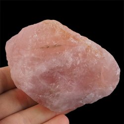 KWARC RÓŻOWY - BRYŁKA - 88 mm - NAMIBIA