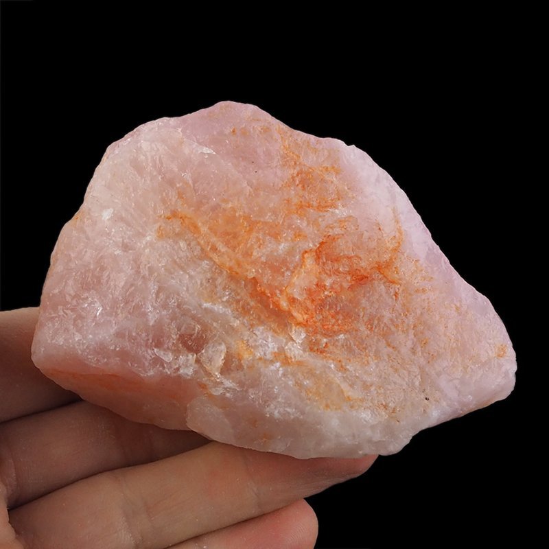 KWARC RÓŻOWY - BRYŁKA - 87 mm - NAMIBIA