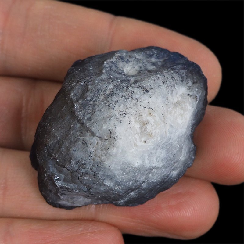 KRYSZTAŁ GÓRSKI - BLUE AURA - GEODA - 44 mm