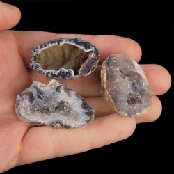 AGAT - ZESTAW TRZECH GEODEK - 35-46 mm  - BRAZYLIA