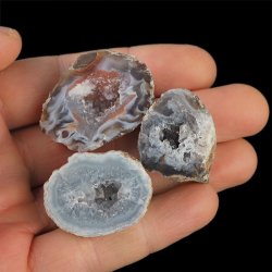 AGAT - ZESTAW TRZECH GEODEK - 28-38 mm  - BRAZYLIA