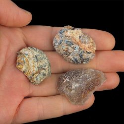 AGAT - ZESTAW TRZECH GEODEK - 31-40 mm  - BRAZYLIA