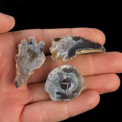 AGAT - ZESTAW TRZECH GEODEK - 30-42 mm  - BRAZYLIA