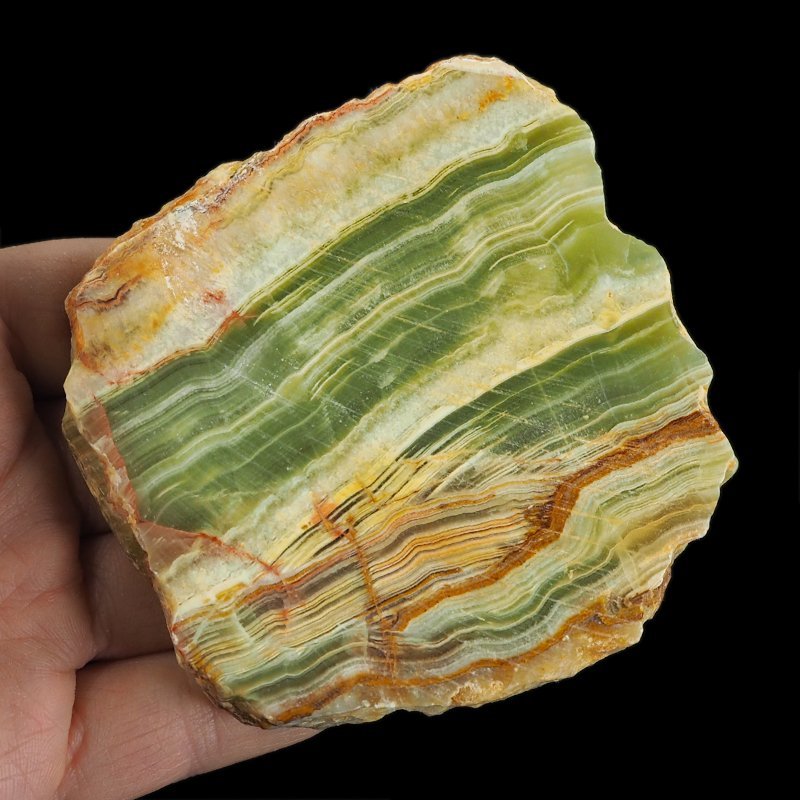 ONYKS PAKISTAŃSKI - POLEROWANA PŁYTKA - 82 mm