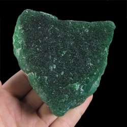 AWENTURYN SZMARAGDOWY (ZIELONY) - BRYŁKA - 100 mm - TANZANIA