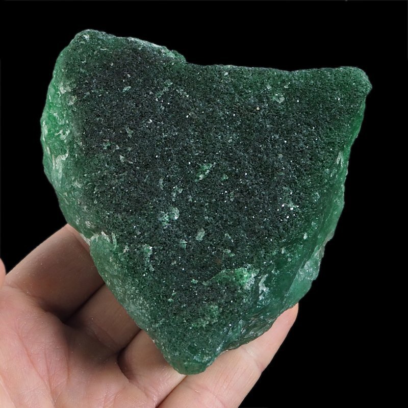 AWENTURYN SZMARAGDOWY (ZIELONY) - BRYŁKA - 100 mm - TANZANIA