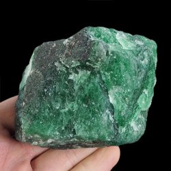 AWENTURYN SZMARAGDOWY (ZIELONY) - BRYŁKA - 100 mm - TANZANIA