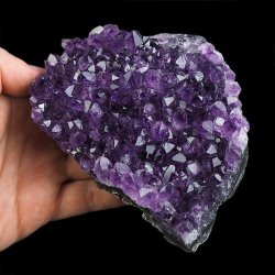 AMETYST- SZCZOTKA KRYSTALICZNA - 123 mm - URUGWAJ