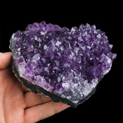 AMETYST- SZCZOTKA KRYSTALICZNA - 123 mm - URUGWAJ