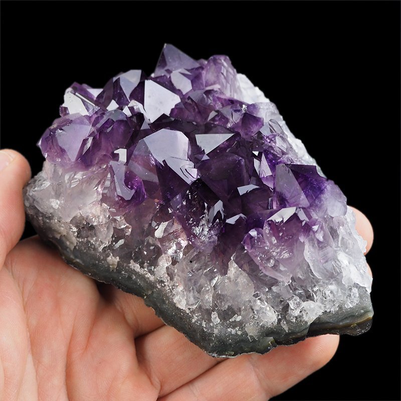 AMETYST- SZCZOTKA KRYSTALICZNA - 108 mm - URUGWAJ