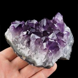 AMETYST- SZCZOTKA KRYSTALICZNA - 108 mm - URUGWAJ