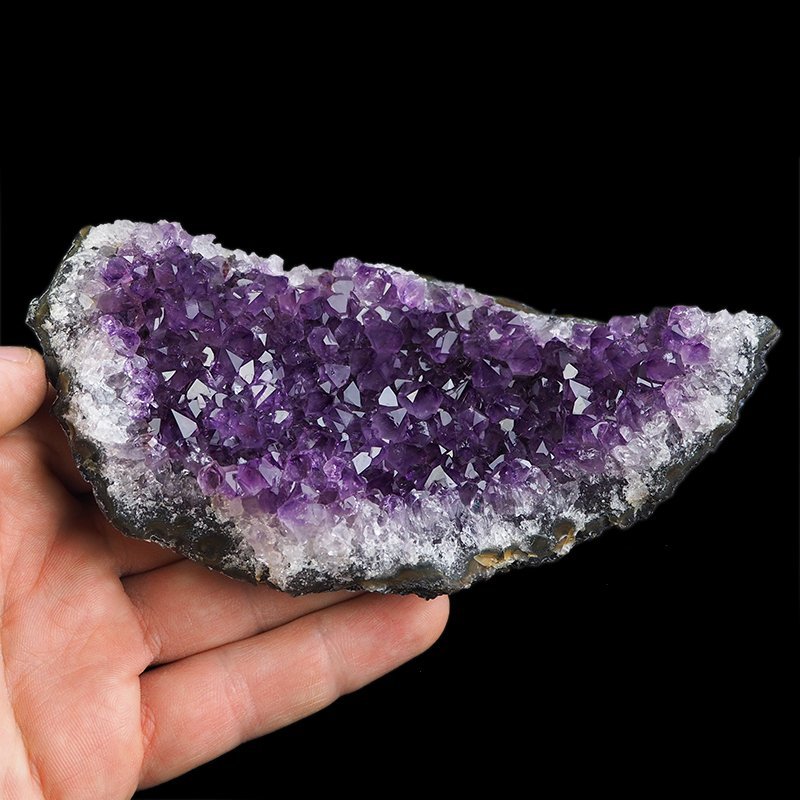 AMETYST- SZCZOTKA KRYSTALICZNA - 132 mm - URUGWAJ