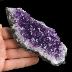 AMETYST- SZCZOTKA KRYSTALICZNA - 132 mm - URUGWAJ