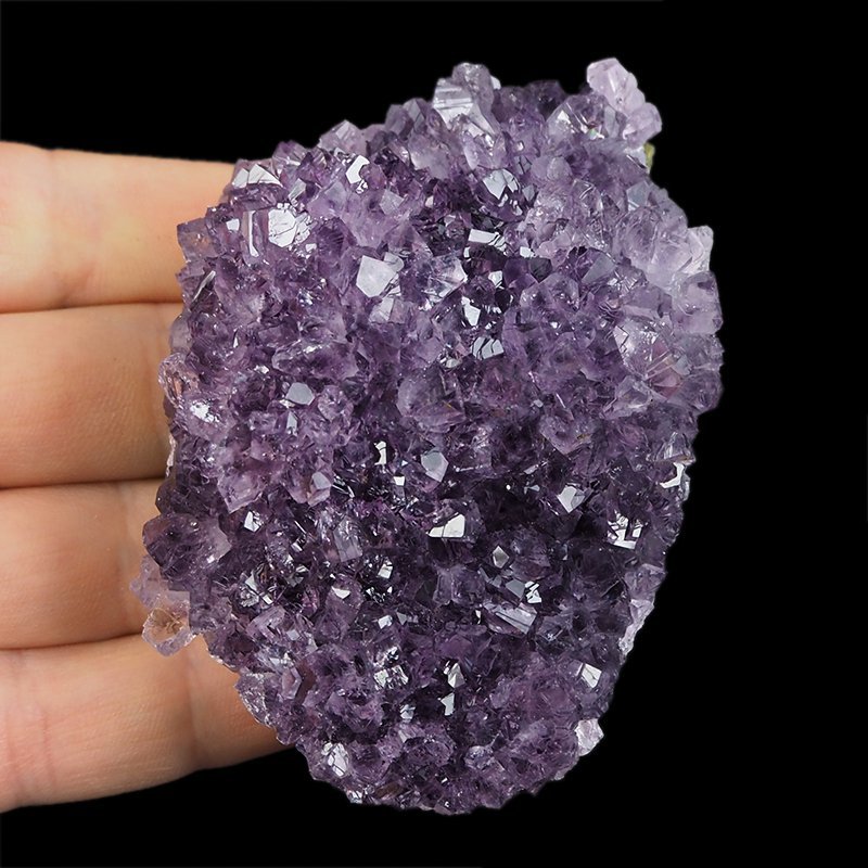 AMETYST- SZCZOTKA KRYSTALICZNA - 83 mm - URUGWAJ