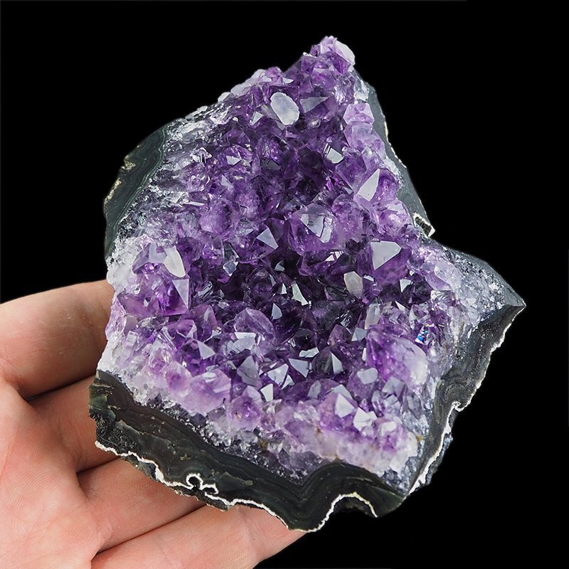 AMETYST- SZCZOTKA KRYSTALICZNA - 107 mm - URUGWAJ