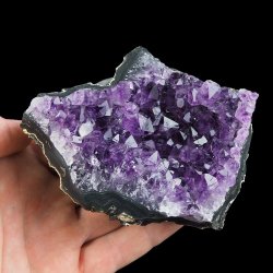 AMETYST- SZCZOTKA KRYSTALICZNA - 107 mm - URUGWAJ