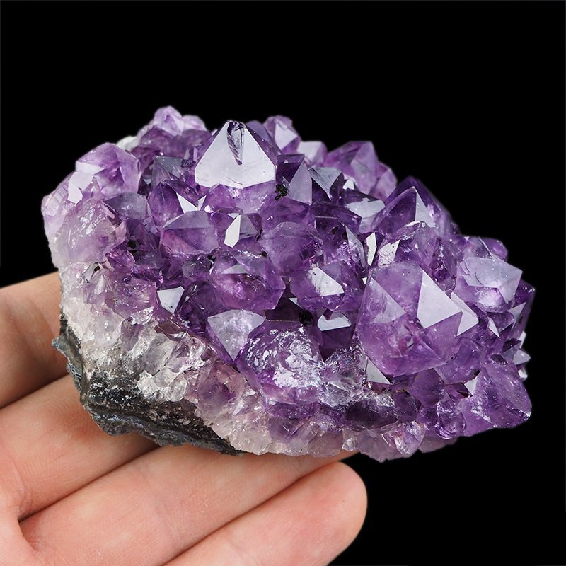 AMETYST- SZCZOTKA KRYSTALICZNA - 87 mm - URUGWAJ