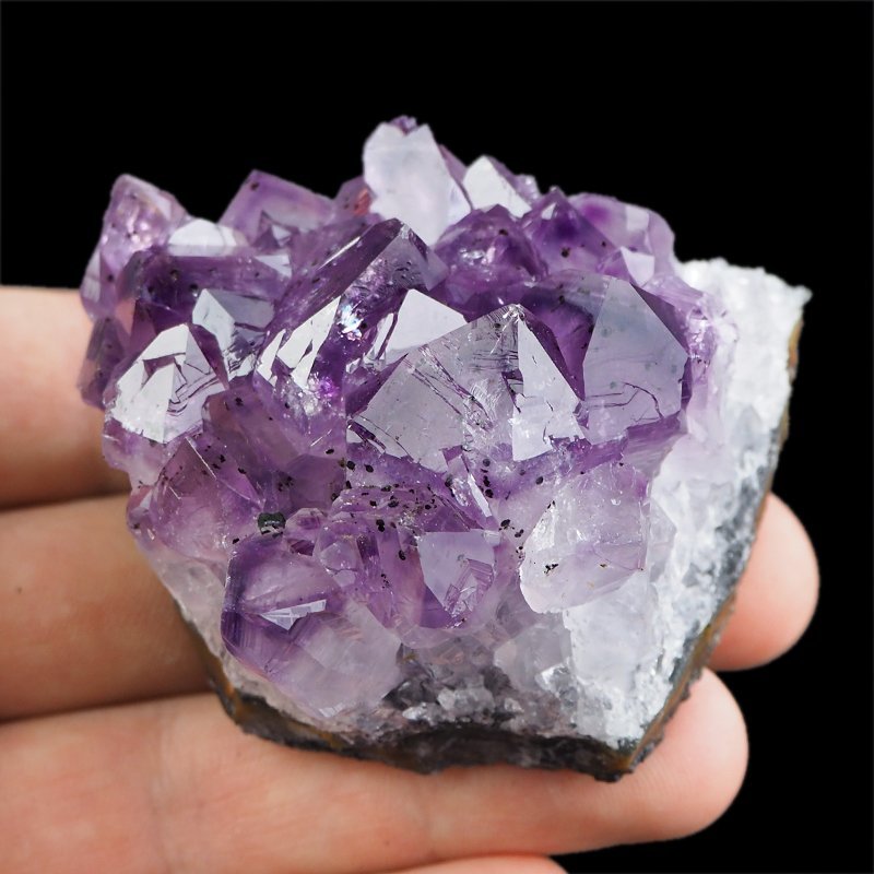 AMETYST- SZCZOTKA KRYSTALICZNA - 63 mm - URUGWAJ