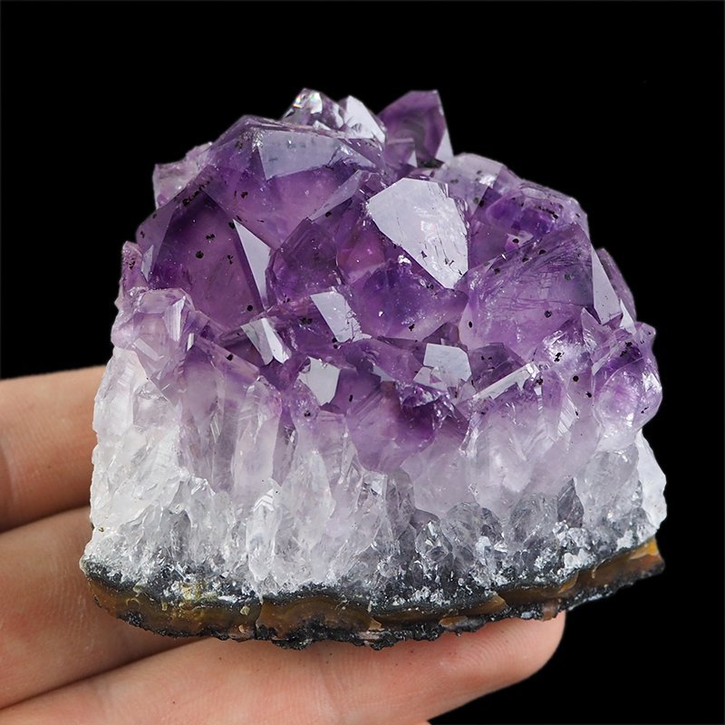 AMETYST- SZCZOTKA KRYSTALICZNA - 63 mm - URUGWAJ