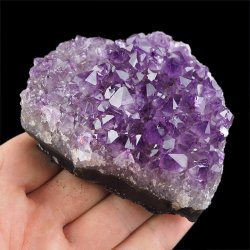 AMETYST- SZCZOTKA KRYSTALICZNA - 83 mm - URUGWAJ