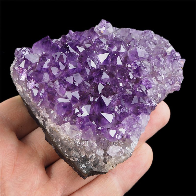 AMETYST- SZCZOTKA KRYSTALICZNA - 83 mm - URUGWAJ