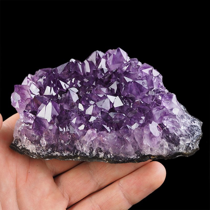 AMETYST- SZCZOTKA KRYSTALICZNA - 107 mm - URUGWAJ