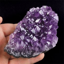 AMETYST- SZCZOTKA KRYSTALICZNA - 107 mm - URUGWAJ