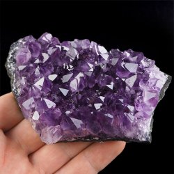 AMETYST- SZCZOTKA KRYSTALICZNA - 107 mm - URUGWAJ