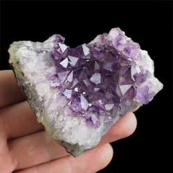 AMETYST- SZCZOTKA KRYSTALICZNA - 81 mm - URUGWAJ