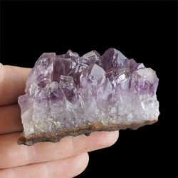 AMETYST- SZCZOTKA KRYSTALICZNA - 76 mm - URUGWAJ