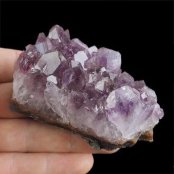 AMETYST- SZCZOTKA KRYSTALICZNA - 76 mm - URUGWAJ