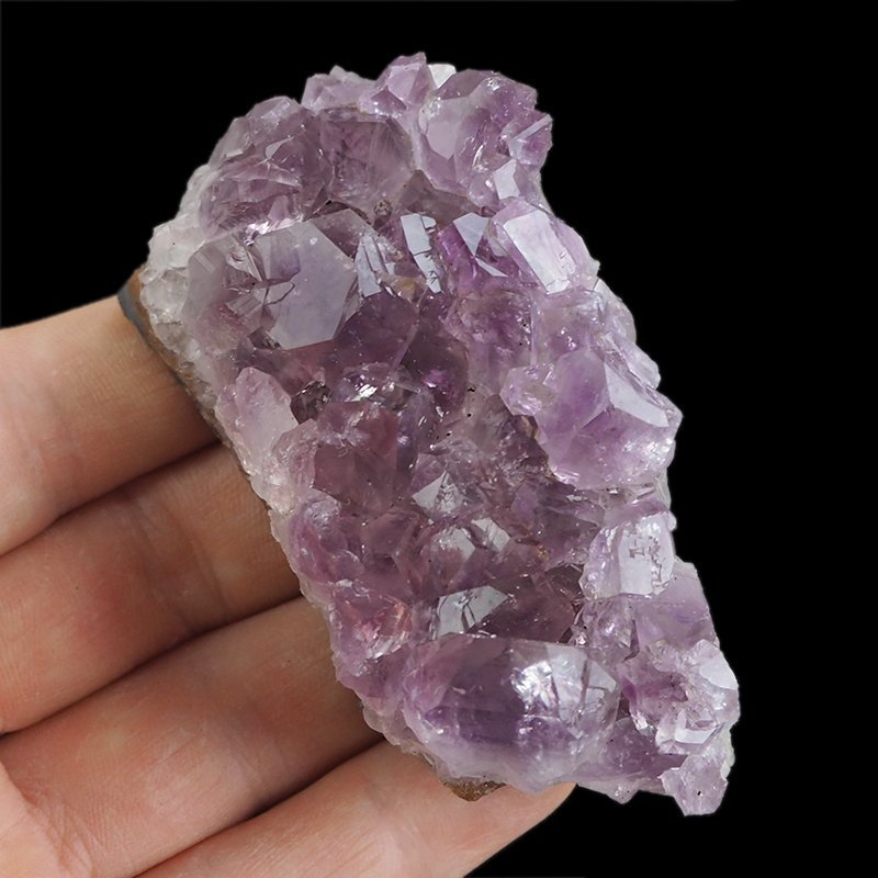 AMETYST- SZCZOTKA KRYSTALICZNA - 76 mm - URUGWAJ