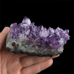 AMETYST- SZCZOTKA KRYSTALICZNA - 97 mm - URUGWAJ