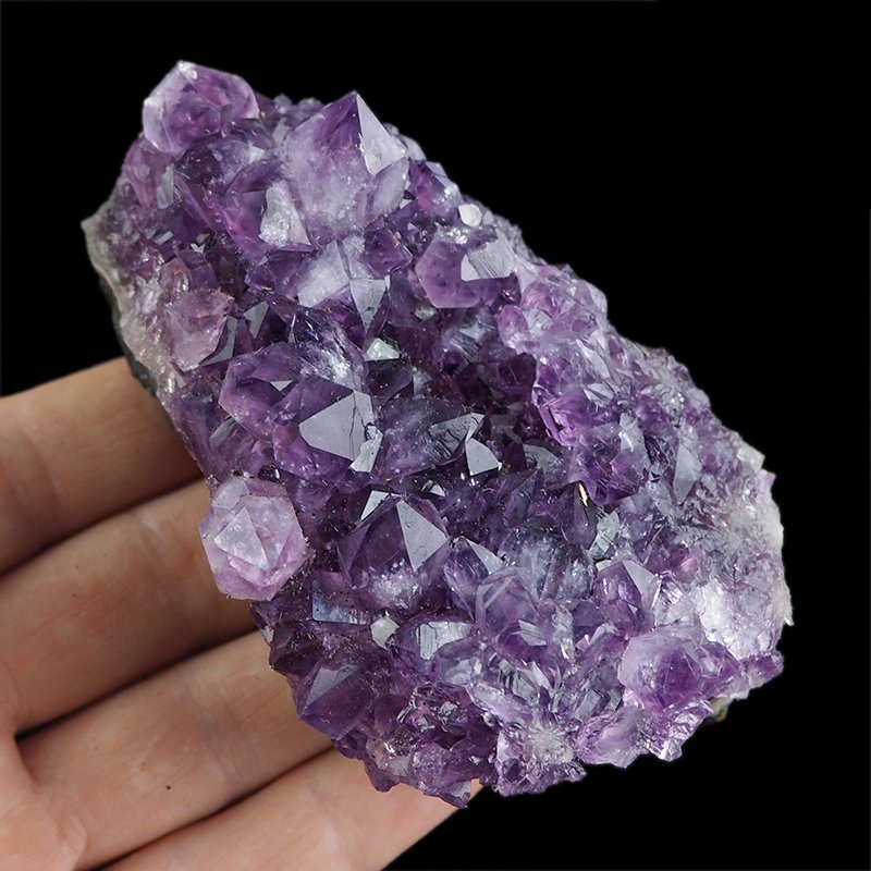 AMETYST- SZCZOTKA KRYSTALICZNA - 97 mm - URUGWAJ