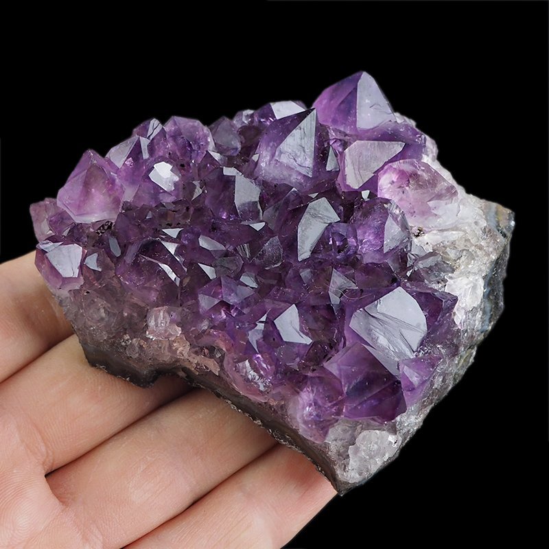 AMETYST- SZCZOTKA KRYSTALICZNA - 91 mm - URUGWAJ