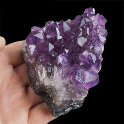 AMETYST- SZCZOTKA KRYSTALICZNA - 91 mm - URUGWAJ